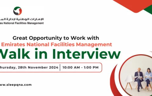 Emirates National FM Walk-In Interview in Dubai