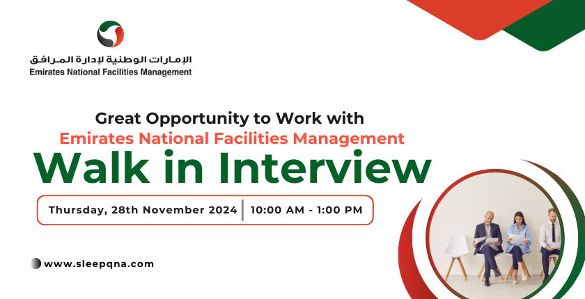 Emirates National FM Walk-In Interview in Dubai