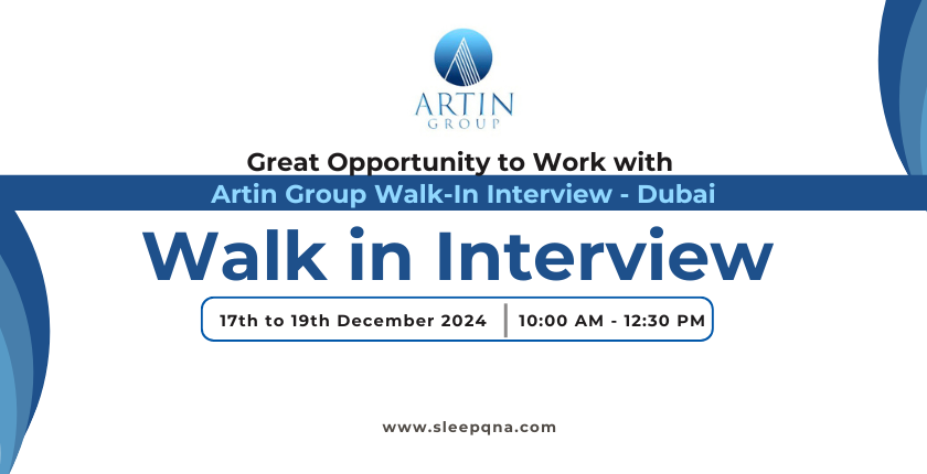 Great Opportunity to Work with Artin Group Walk-In Interview Dubai