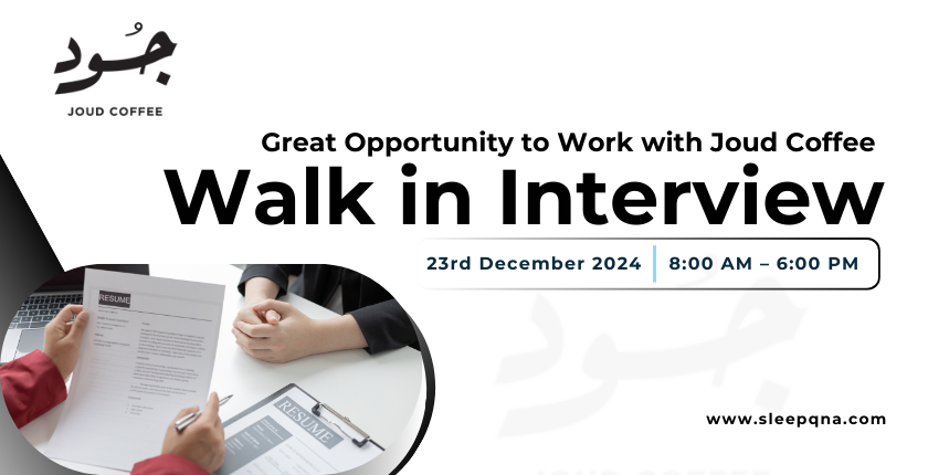 Joud Coffee Walk in Interview in Dubai - Exciting Career Opportunities!