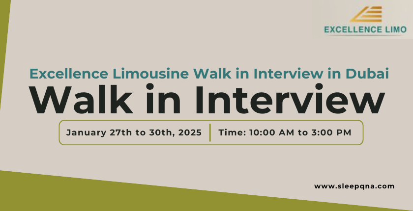 Excellence Limousine Walk in Interview: Your Path to a Prestigious Driving Career in Dubai